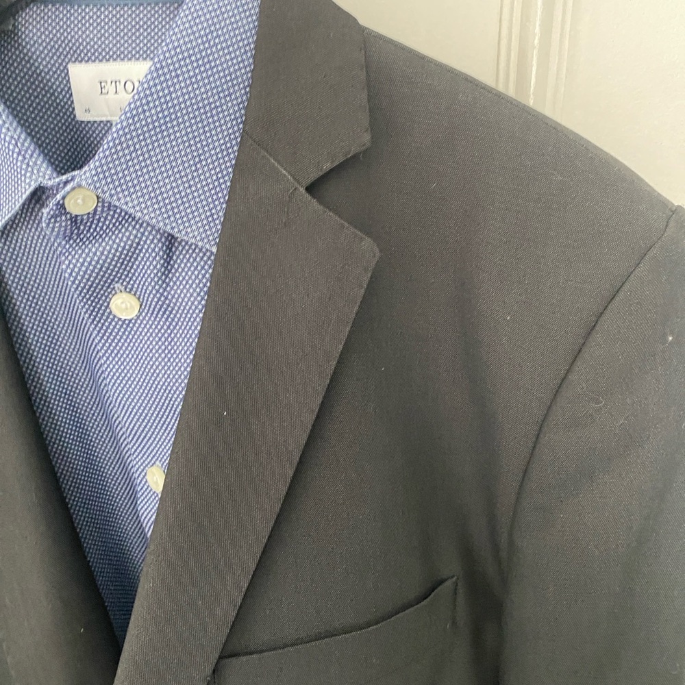 Zara Man Blazer in Dark Charcoal Size 40 -lots of class for little cash.